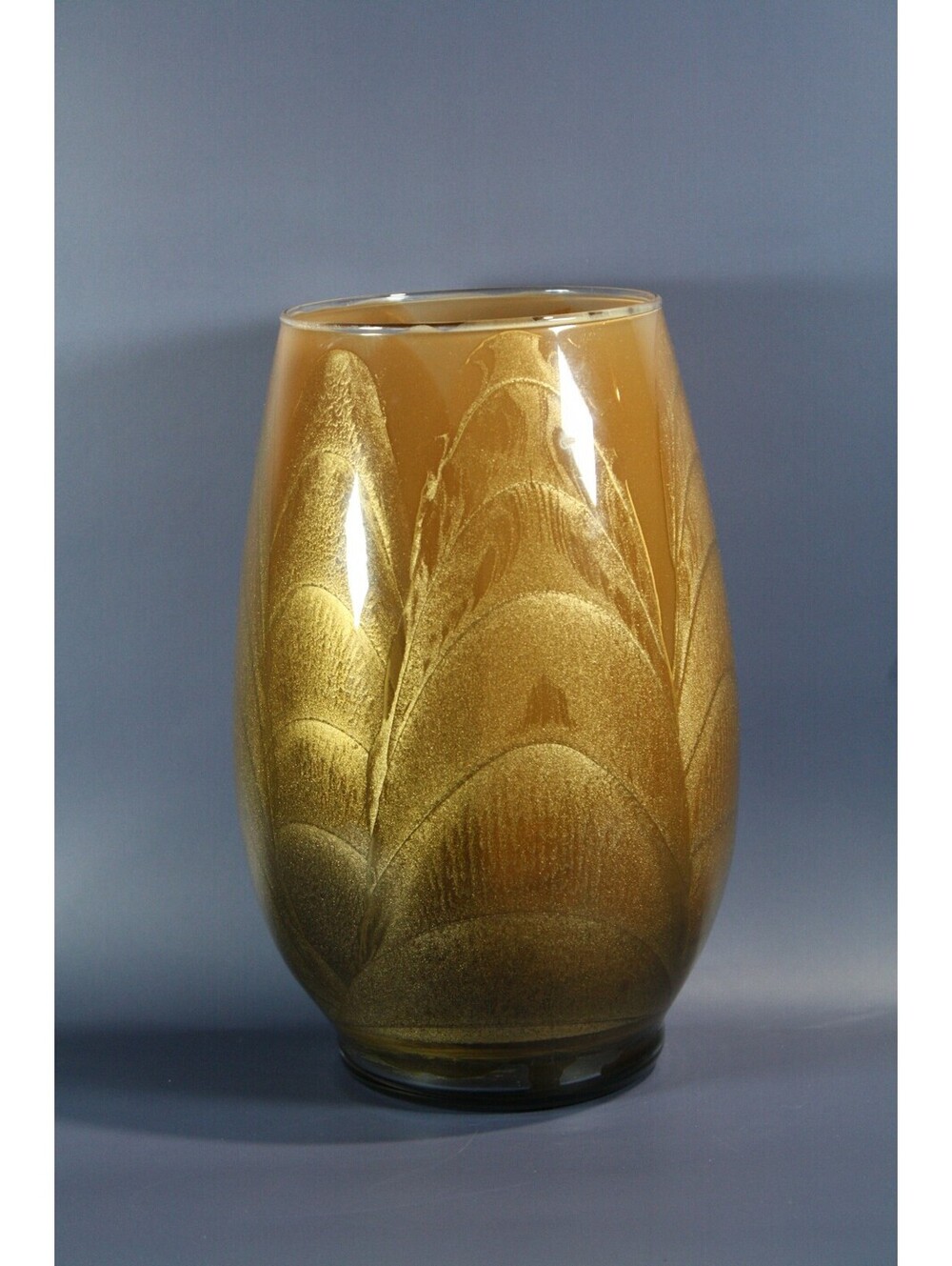 Esque 9" Amber Gold Glass Candle Vase – Northern Lights Candles